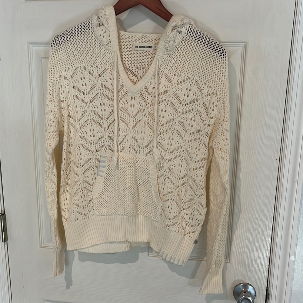Women's Cream Knit Sweater